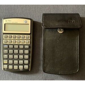 Hewlett Packard HP 17BII+ Business / Financial Calculator w/ Case